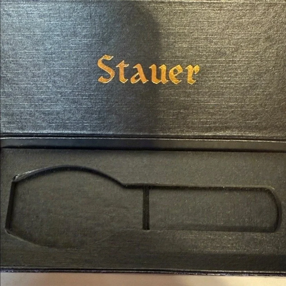 Stauer Timemaster Watch‎ Presentation Box with Instruction Manual